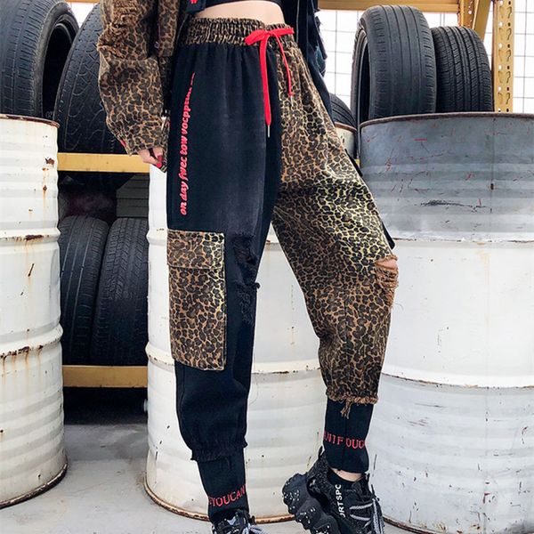 leopard patchwork jeans women lacing letter jeans hip hop streetwear hole high waist spring autumn loose for women, Blue
leopard patchwork jeans women lacing letter jeans hip hop streetwear hole high waist spring autumn loose for women, Blue