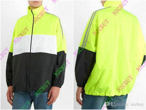 2019 fashion designer mens brand clothing windbreaker letter print patchwork color mesh inside zip streetwear outwear jacket, Black;brown
2019 fashion designer mens brand clothing windbreaker letter print patchwork color mesh inside zip streetwear outwear jacket, Black;brown