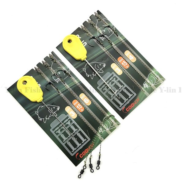 1pack carp fishing hair rigs set carp terminal tackle kit ready made rigs with bait needle boilie sers spinner swivel
1pack carp fishing hair rigs set carp terminal tackle kit ready made rigs with bait needle boilie sers spinner swivel