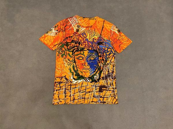 2020 europe french spring and summer latest high-end fashion high-quality t-shirt funny face printed casual cotton orange cool t-shirt, White;black
2020 europe french spring and summer latest high-end fashion high-quality t-shirt funny face printed casual cotton orange cool t-shirt, White;black