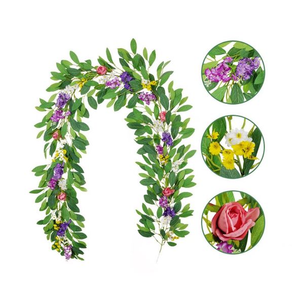 2m artificial green garland leaves vine fake vines plants rattan wreath wedding birthday party favors decorations
2m artificial green garland leaves vine fake vines plants rattan wreath wedding birthday party favors decorations