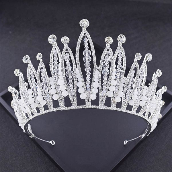 wedding rhinestone bride tiara crown headdress hair wear crystal wedding hair accessories handmade hair jewelry, White;golden
wedding rhinestone bride tiara crown headdress hair wear crystal wedding hair accessories handmade hair jewelry, White;golden