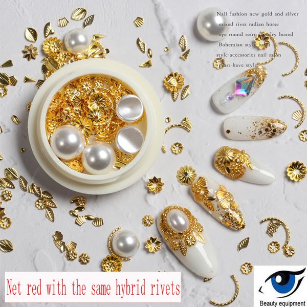 nail art decorations japanese accessories net red mixed rivet pearl baroque metal flower tree leaf bent stick set, Silver;gold
nail art decorations japanese accessories net red mixed rivet pearl baroque metal flower tree leaf bent stick set, Silver;gold