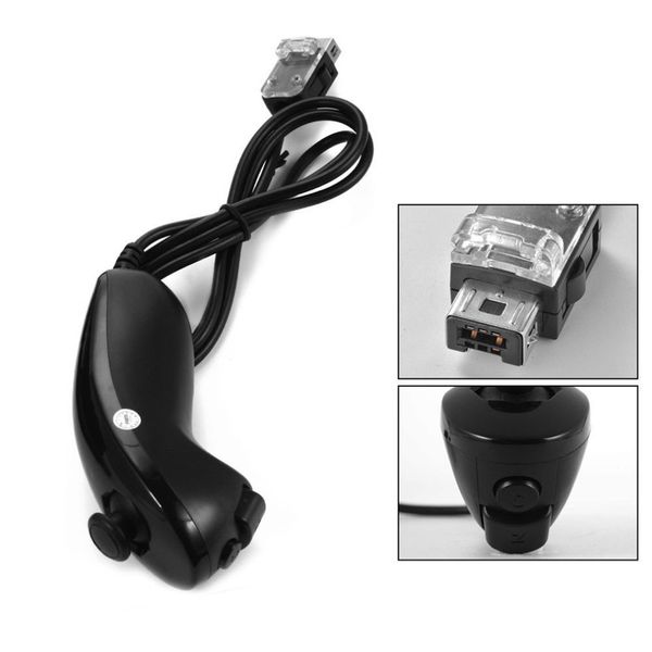 2in1 motion plus remote control + nunchuck controller for nintend wii game
