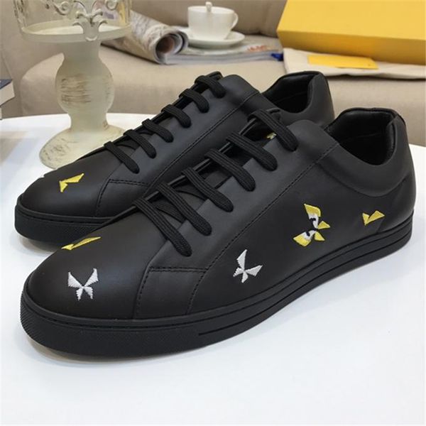 2019 luxury designer men sneaker casual shoes italy brand design couple shoes real leather 38-44, Black
2019 luxury designer men sneaker casual shoes italy brand design couple shoes real leather 38-44, Black