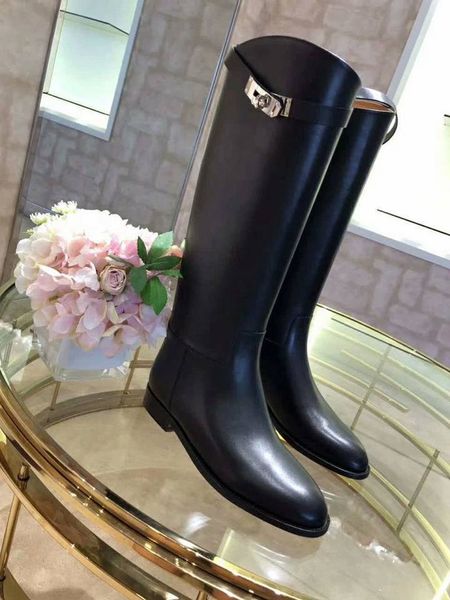 knee high boots fashion booties flat women motorcycle boots leather boots simple style wonter shoes woman brand shoes, Black
knee high boots fashion booties flat women motorcycle boots leather boots simple style wonter shoes woman brand shoes, Black