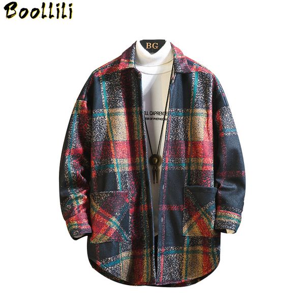 2020 plaid casual classic spring autumn jacket fashion clothes fleece thick warm woolen overcoat blend men's coat, Black
2020 plaid casual classic spring autumn jacket fashion clothes fleece thick warm woolen overcoat blend men's coat, Black