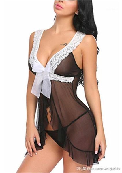 pajama sets ladies clothes lace panelled womens sleepwear fashion split lingerie, Black;red
pajama sets ladies clothes lace panelled womens sleepwear fashion split lingerie, Black;red