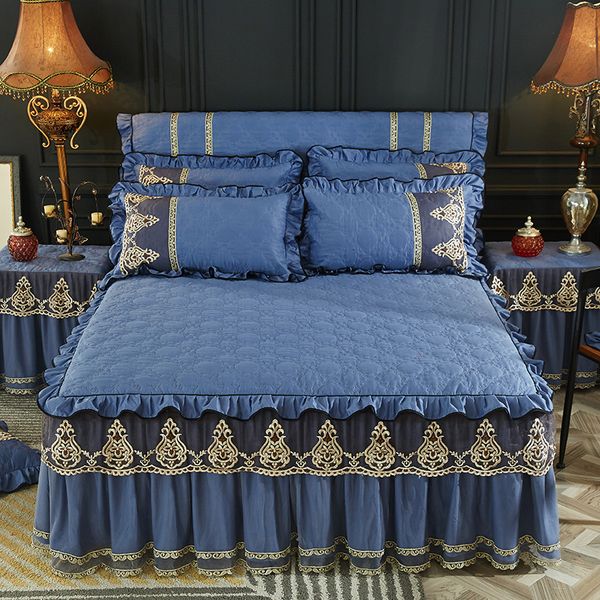 beige blue princess lace bedding bed skirt with cotton thicker warm bedspread winter bedclothes bed sheet pillowcases
beige blue princess lace bedding bed skirt with cotton thicker warm bedspread winter bedclothes bed sheet pillowcases