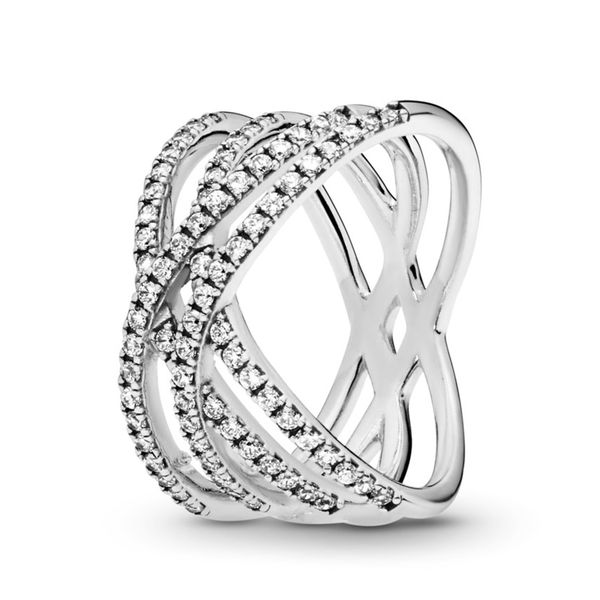 925 sterling silver cosmic entwined lines ring fashion luxury designer jewelry cubic zirconia women rings with logo and pandora original box, Golden;silver
925 sterling silver cosmic entwined lines ring fashion luxury designer jewelry cubic zirconia women rings with logo and pandora original box, Golden;silver