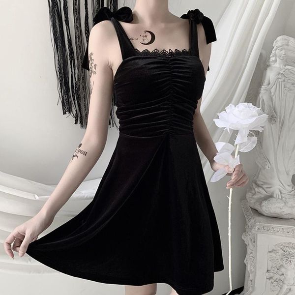 casual dresses women summer dress square collar punk lace patchwork lace-up mini backless party high waist a line vestidos, Black;gray
casual dresses women summer dress square collar punk lace patchwork lace-up mini backless party high waist a line vestidos, Black;gray
