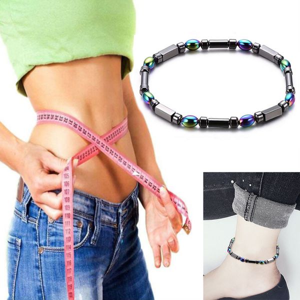 women fashion hematite stone weight loss anklet slimming magnetic beads bracelet health care jewelry, Red;blue
women fashion hematite stone weight loss anklet slimming magnetic beads bracelet health care jewelry, Red;blue