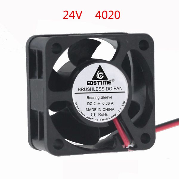 2pcs/lot 40*40*20mm dc24v 4020 brushless fan 2pin high speed 6000rpm ventilation fan
2pcs/lot 40*40*20mm dc24v 4020 brushless fan 2pin high speed 6000rpm ventilation fan