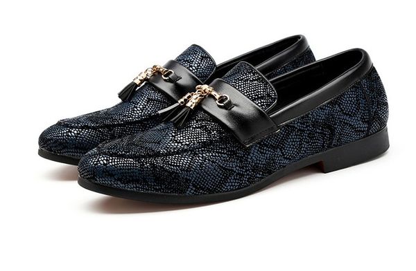 personality tassel snakeskin pattern dress shoes new style doug casual leather nightclub christmas party shoes, Black
personality tassel snakeskin pattern dress shoes new style doug casual leather nightclub christmas party shoes, Black