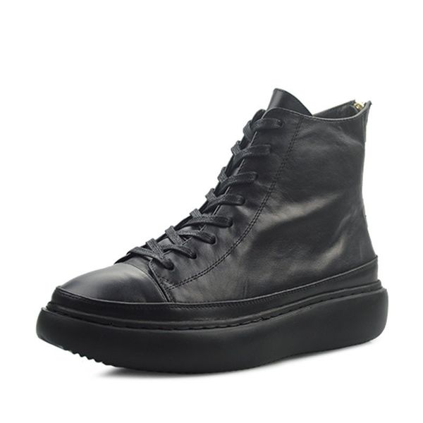 vintage lace up men boots british black platform height increasing ankle boots brand work safety high shoes man 38-44
vintage lace up men boots british black platform height increasing ankle boots brand work safety high shoes man 38-44