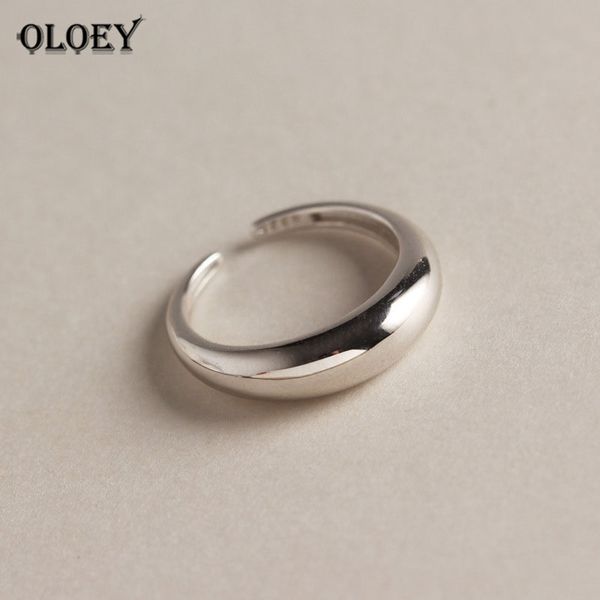 oloey authentic 925 sterling silver open rings smooth mirror radian women men street shoot accessories adjustable jewelry ymr730, Golden;silver
oloey authentic 925 sterling silver open rings smooth mirror radian women men street shoot accessories adjustable jewelry ymr730, Golden;silver