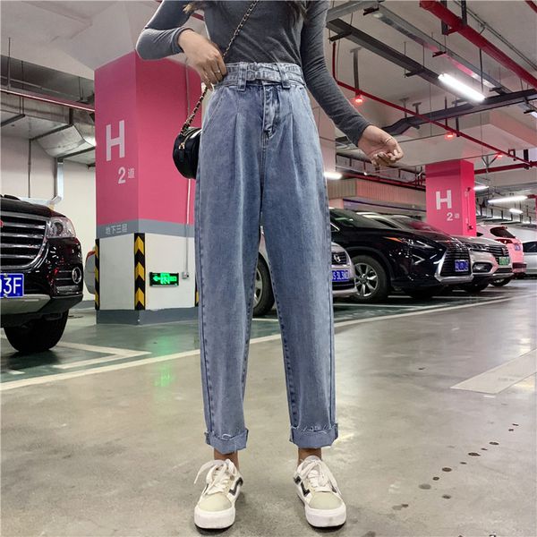 s-xl 2019 autumn korean vintage style double belt women denim pants high waist jeans for women straight pants (z8670, Blue
s-xl 2019 autumn korean vintage style double belt women denim pants high waist jeans for women straight pants (z8670, Blue