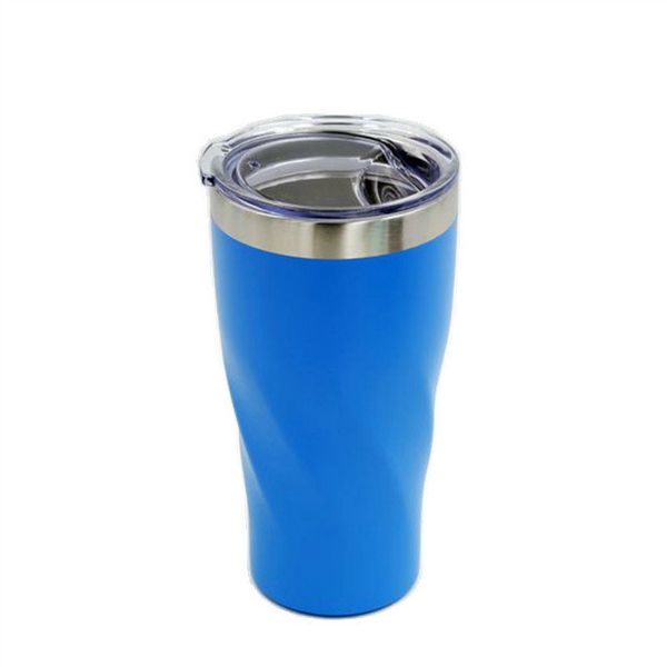 non-slip 20oz twisted spiral stainless steel tumbler with lid double wall vacuum insulated travel mug beer coffee wine cup easy to grip
non-slip 20oz twisted spiral stainless steel tumbler with lid double wall vacuum insulated travel mug beer coffee wine cup easy to grip
