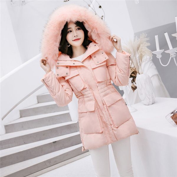 women's down & parkas boollili white duck jacket woman hooded winter coat women big fur collar pink jackets overcoat jaqueta feminina, Black
women's down & parkas boollili white duck jacket woman hooded winter coat women big fur collar pink jackets overcoat jaqueta feminina, Black