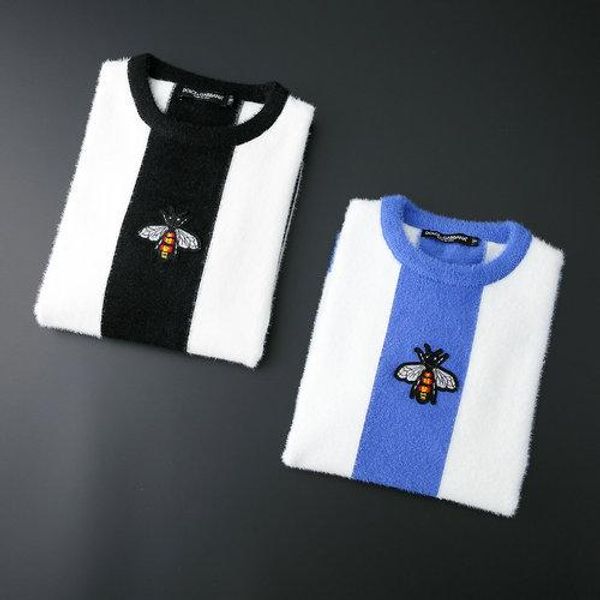 2020 brand designer long sleeve stripes blue black sweaters europe and america street loose fit luxury mens designer sweaters, White;black
2020 brand designer long sleeve stripes blue black sweaters europe and america street loose fit luxury mens designer sweaters, White;black