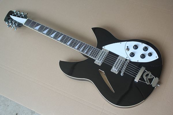 factory custom semi-hollow black electric guitar with 12 strings,chrome hardware,hh pickups,white pickguard,can be customized
factory custom semi-hollow black electric guitar with 12 strings,chrome hardware,hh pickups,white pickguard,can be customized