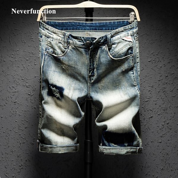 new men retro ripped holes bermuda straight jeans short fashion hip hop mens casual loose summer beach denim shorts size 38, White;black
new men retro ripped holes bermuda straight jeans short fashion hip hop mens casual loose summer beach denim shorts size 38, White;black