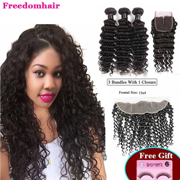 indian human hair lace closure with bundles deep wave peruvian virgin hair weaves 3 bundles with frontal 9a hair extensions lace closures, Black;brown
indian human hair lace closure with bundles deep wave peruvian virgin hair weaves 3 bundles with frontal 9a hair extensions lace closures, Black;brown