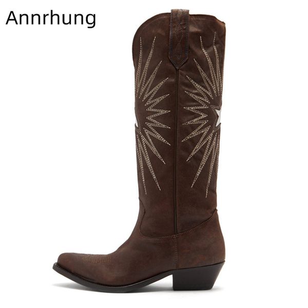 sewing star genuine leather boots women concise pointed toe square heel knight boots 2019 new fashion slip on long botas mujer, Black
sewing star genuine leather boots women concise pointed toe square heel knight boots 2019 new fashion slip on long botas mujer, Black