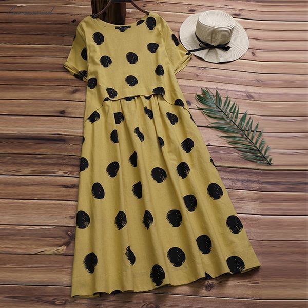 women summer dress 2019 plus size female pleated beach sundress casual ladies print polka dot long vestidos kaftan designer clothes, Black;gray
women summer dress 2019 plus size female pleated beach sundress casual ladies print polka dot long vestidos kaftan designer clothes, Black;gray