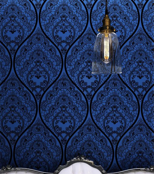 luxury damask wallpaper blue and black velvet non woven 3d embossed wall covering living room for home wall decoration
luxury damask wallpaper blue and black velvet non woven 3d embossed wall covering living room for home wall decoration