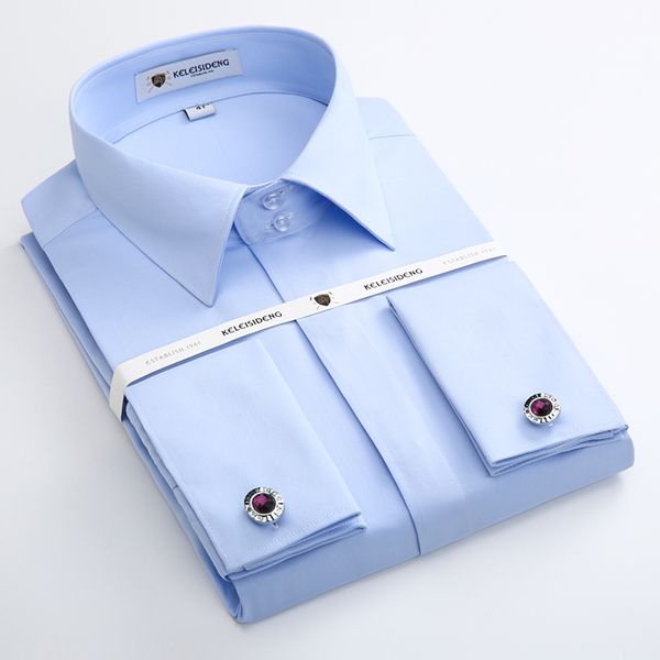 banquet wedding men shirts long sleeve cover front france cufflinks good quality soft formal male shirt (with cufflinks, White;black
banquet wedding men shirts long sleeve cover front france cufflinks good quality soft formal male shirt (with cufflinks, White;black