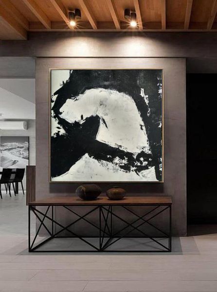 handmade canvas painting black art large wall art abstract painting on canvas modern decor decoracion hogar moderno
handmade canvas painting black art large wall art abstract painting on canvas modern decor decoracion hogar moderno