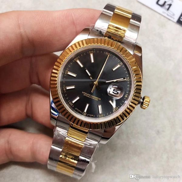 2019 u1 factory date juse mens watch 41mm black dial sapphire glass 2813 automatic movement automatic mechanical watch, Slivery;brown
2019 u1 factory date juse mens watch 41mm black dial sapphire glass 2813 automatic movement automatic mechanical watch, Slivery;brown