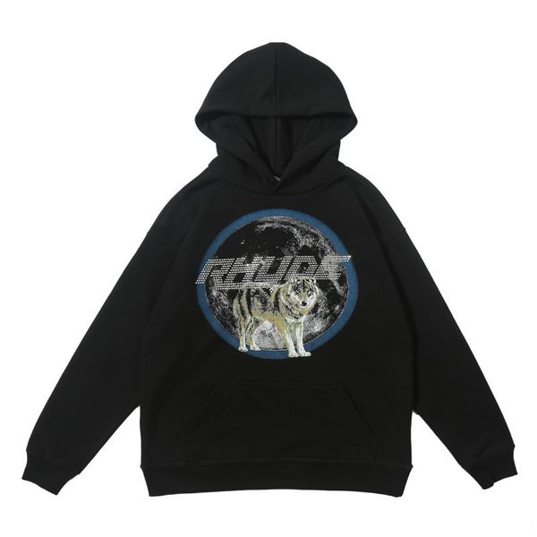 men's designer fashion printing sweater angeles limited wolf printed diamond hooded sweater hoodie, Black
men's designer fashion printing sweater angeles limited wolf printed diamond hooded sweater hoodie, Black