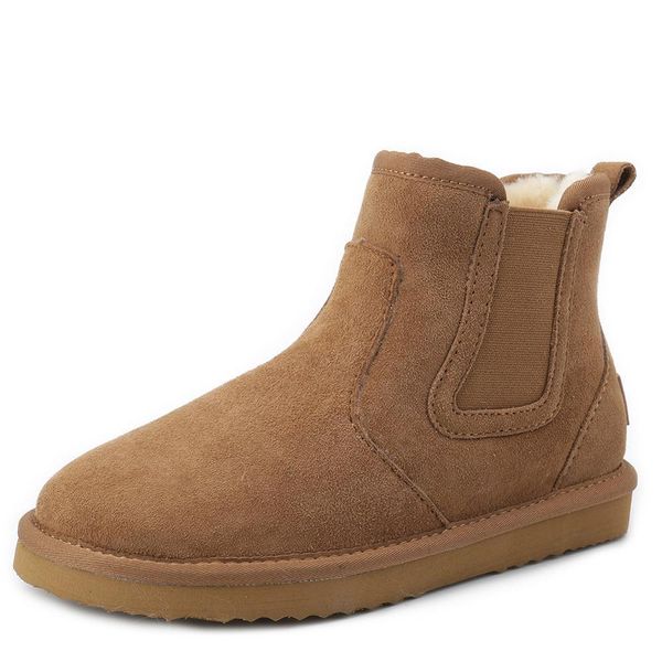2019-20 sheepskin leather women winter boots short suede warm snow boots nature fur lined womans winter ankle shoes, Black
2019-20 sheepskin leather women winter boots short suede warm snow boots nature fur lined womans winter ankle shoes, Black
