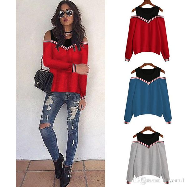 women blouses long sleeve 2019 off shoulder splice ladies casual fake two pieces blouse hollow out o-neck femme shirt, White
women blouses long sleeve 2019 off shoulder splice ladies casual fake two pieces blouse hollow out o-neck femme shirt, White