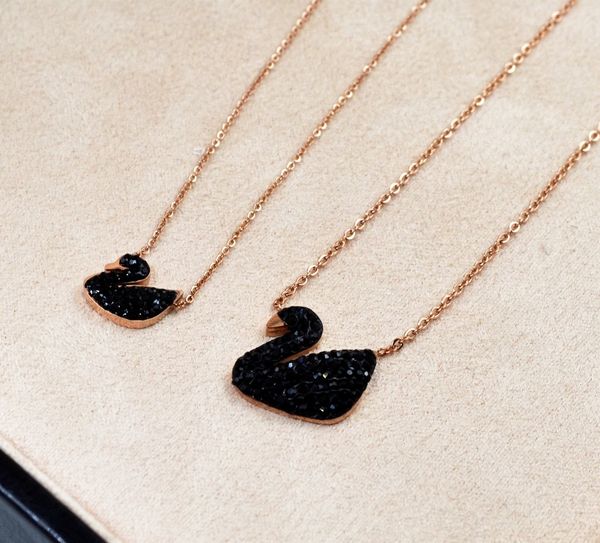 fashion new black diamond swan titanium steel rose gold girls with fashion jewelry necklace fashion accessories wholesale, Golden;silver
fashion new black diamond swan titanium steel rose gold girls with fashion jewelry necklace fashion accessories wholesale, Golden;silver