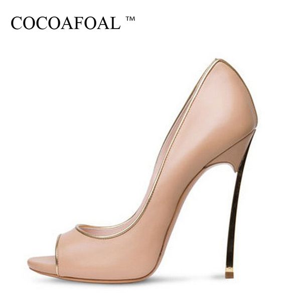 cocoafoal stiletto vrouw peep toe pumps plus size 33-43 partij rode bruiloft pompen mode metalen ultra hoge hakken schoenen, Black
cocoafoal stiletto vrouw peep toe pumps plus size 33-43 partij rode bruiloft pompen mode metalen ultra hoge hakken schoenen, Black