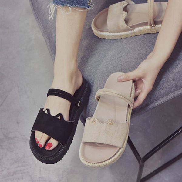 ins wind slippers women summer wear wet water 2020 new fashion thick-soled versatile net red girl heart tide, Black
ins wind slippers women summer wear wet water 2020 new fashion thick-soled versatile net red girl heart tide, Black