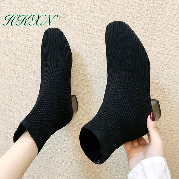 hkxn 2019 new autumn winter women fashion ankle boots chunky high heels stylish color matching comfortable women ankle boots, Black
hkxn 2019 new autumn winter women fashion ankle boots chunky high heels stylish color matching comfortable women ankle boots, Black