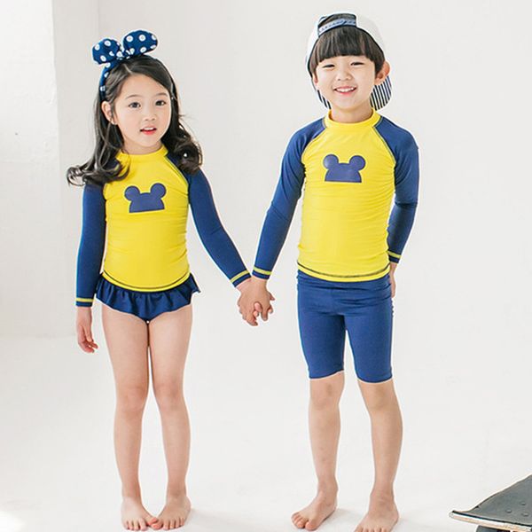 children's swimsuits boys and girls sun proof long sleeve kids split swimsuits sister brother matching swimwear yz20023, Black
children's swimsuits boys and girls sun proof long sleeve kids split swimsuits sister brother matching swimwear yz20023, Black