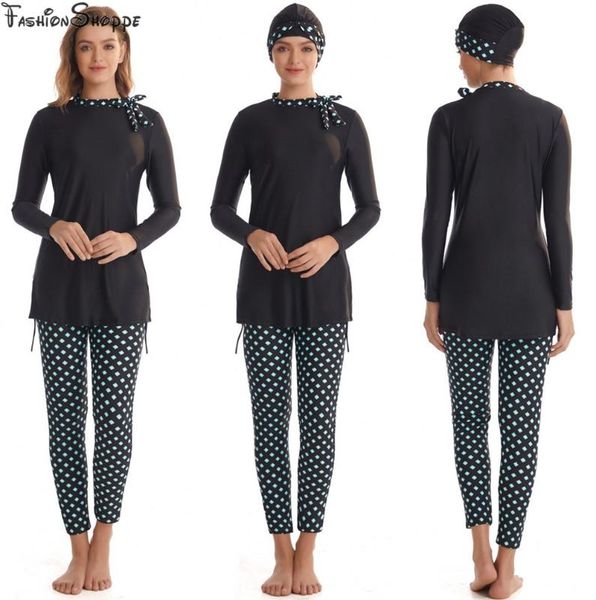 muslim swimwear women modest patchwork hijab long sleeves sport swimsuit islamic muslimah burkinis wear bathing suit
muslim swimwear women modest patchwork hijab long sleeves sport swimsuit islamic muslimah burkinis wear bathing suit