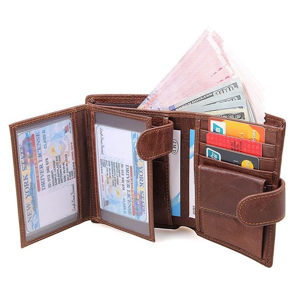 brand genuine cow leather men women wallet fashion coin pocket trifold design men purse ladies card id holder, Red;black
brand genuine cow leather men women wallet fashion coin pocket trifold design men purse ladies card id holder, Red;black