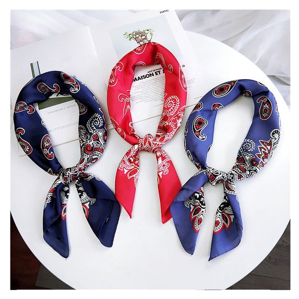2019 fashion bandana hair scarf for women paisley print kerchief silk satin head scarfs square shawl wraps neck scarves for lady, Blue;gray
2019 fashion bandana hair scarf for women paisley print kerchief silk satin head scarfs square shawl wraps neck scarves for lady, Blue;gray