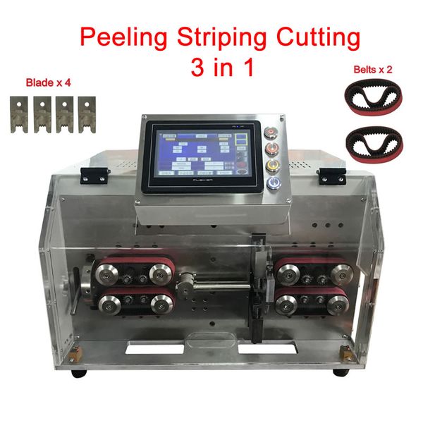 cable peeling stripping cutting machine swt508 strip wires 3-10mm double round sheaths stripping machine 7-inch touch screen
cable peeling stripping cutting machine swt508 strip wires 3-10mm double round sheaths stripping machine 7-inch touch screen