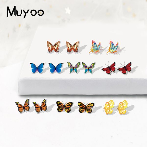 new arrival cartoon colorful beautiful butterfly print plastic earrings hand craft charming butterflies print shrinky dinks earrings, Golden;silver
new arrival cartoon colorful beautiful butterfly print plastic earrings hand craft charming butterflies print shrinky dinks earrings, Golden;silver