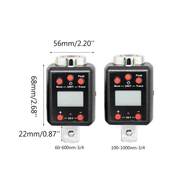 1.5-1000nm digital torque torsion meter electronic wrench tester with external torque adapter
1.5-1000nm digital torque torsion meter electronic wrench tester with external torque adapter