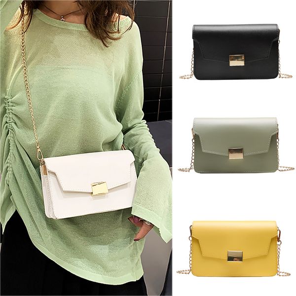 2019 women simple fashion chain wild diagonal shoulder bag solid color small square beach bag dropshipping bolsa feminina sac
2019 women simple fashion chain wild diagonal shoulder bag solid color small square beach bag dropshipping bolsa feminina sac