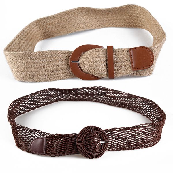 braided belt with wooden buckle ladies casual solid luxury fashion dress summer woven women straw belt wood bz359, Black;brown
braided belt with wooden buckle ladies casual solid luxury fashion dress summer woven women straw belt wood bz359, Black;brown