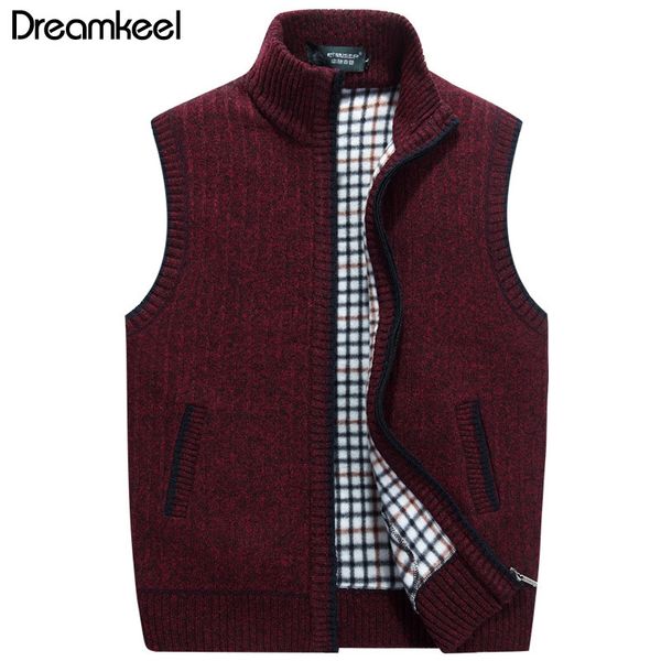 2019 new warm fleece sweatercoat plus size mens winter wool sweater vest mens sleeveless knitted vest jacket y, Black;white
2019 new warm fleece sweatercoat plus size mens winter wool sweater vest mens sleeveless knitted vest jacket y, Black;white